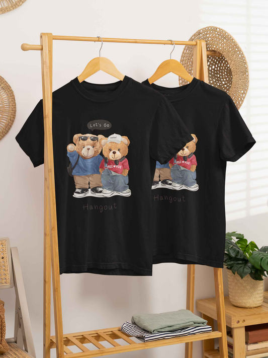 Tricouri de Cuplu Oversized din bumbac 100% HANGOUT