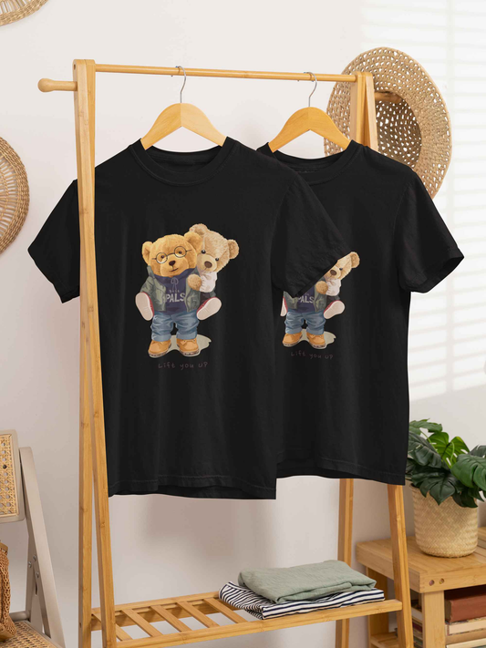 Tricouri de Cuplu Oversized din bumbac 100% LIFT YOU UP