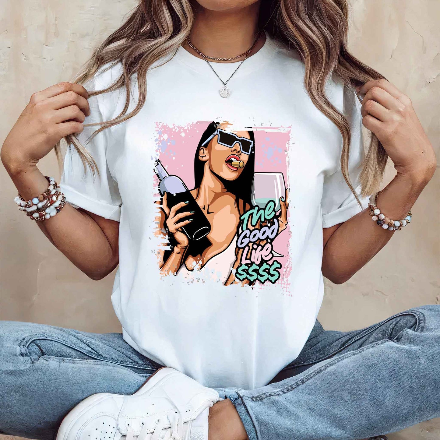 Tricou dama din bumbac 100% Vibrant I LOVE YOU
