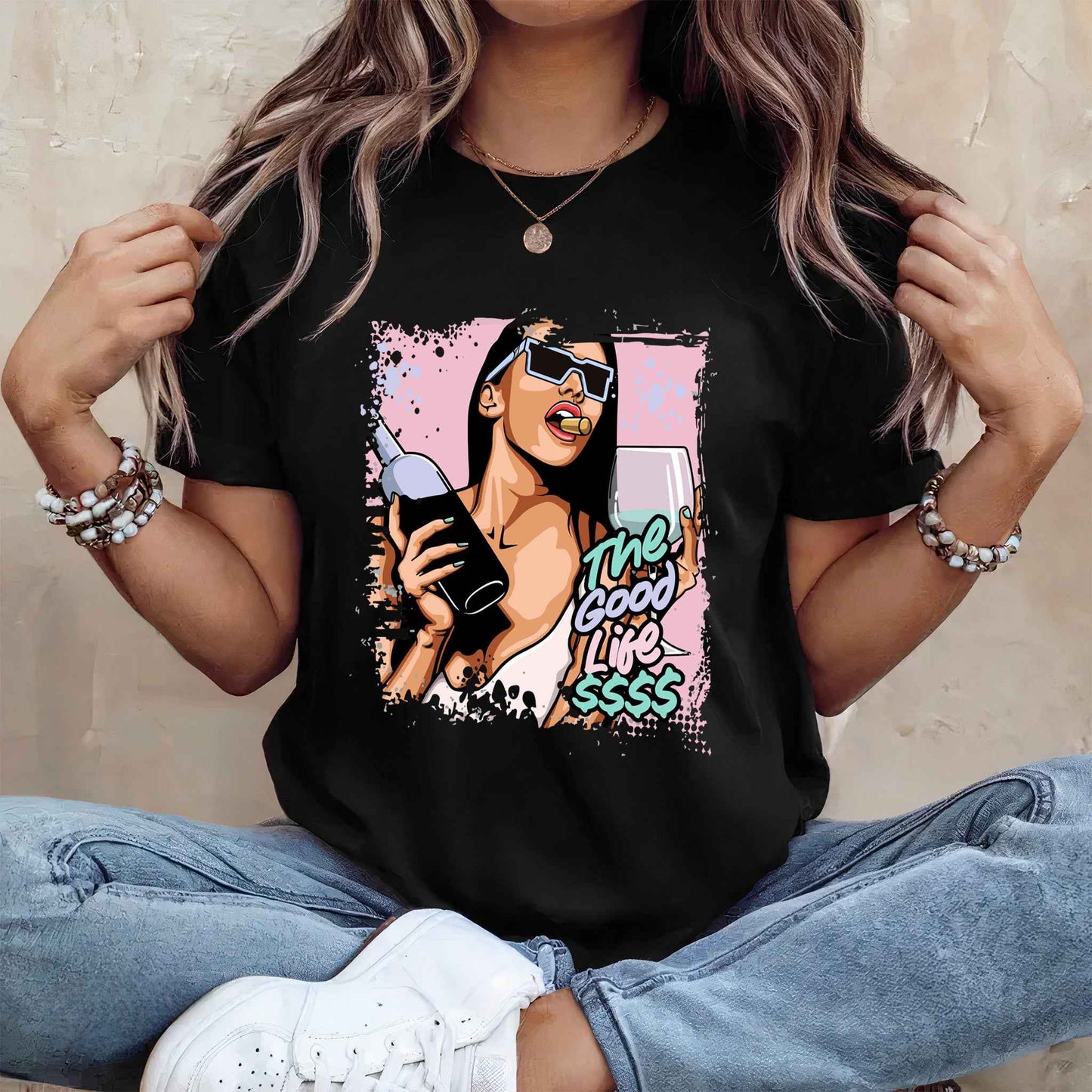 Tricou dama din bumbac 100% Vibrant I LOVE YOU