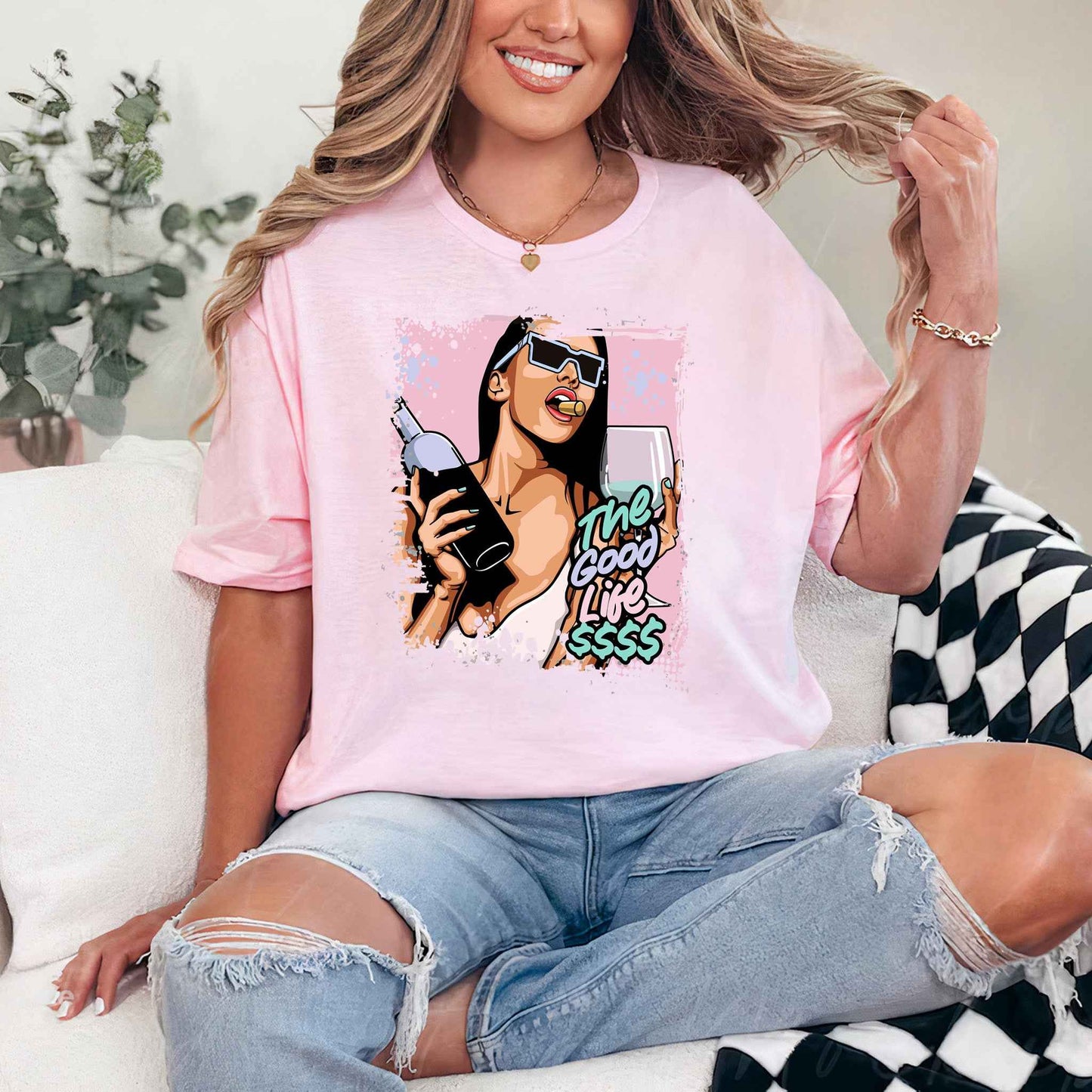 Tricou dama din bumbac 100% Vibrant I LOVE YOU
