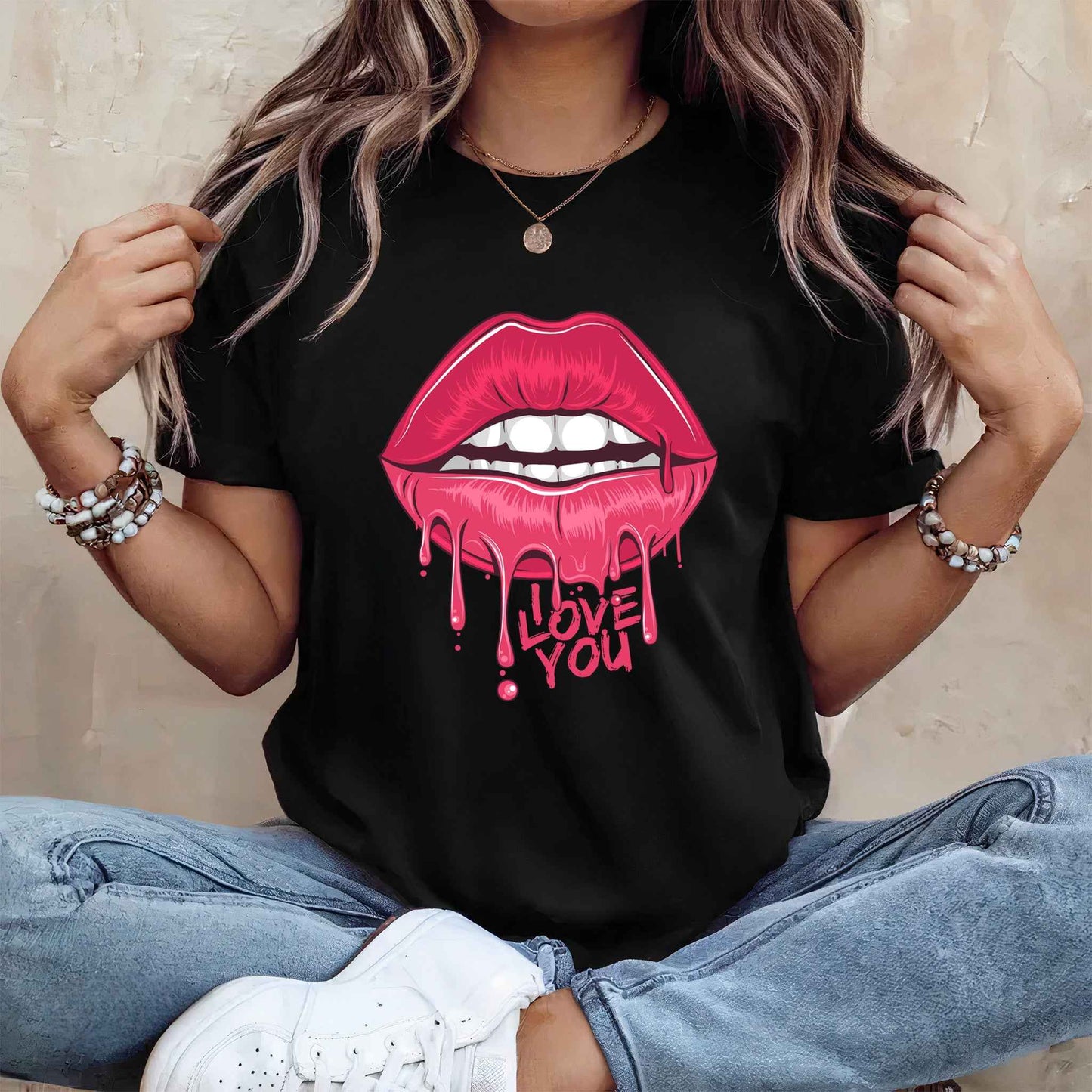 Tricou dama din bumbac 100% Vibrant GOOD LIFE