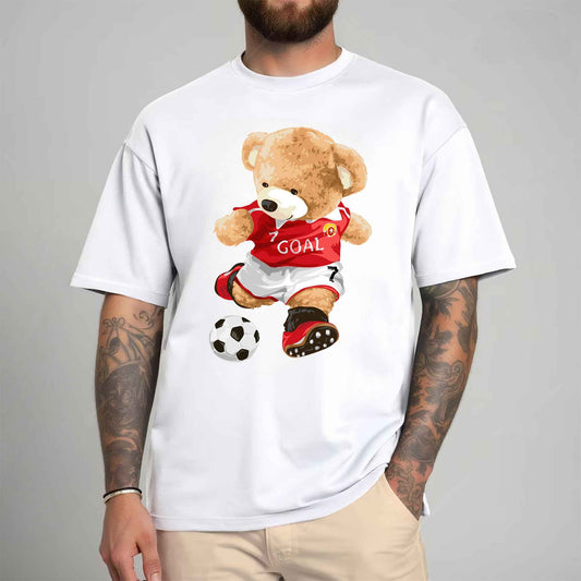 Tricou barbat din bumbac 100% cu Ursuleti GOAL