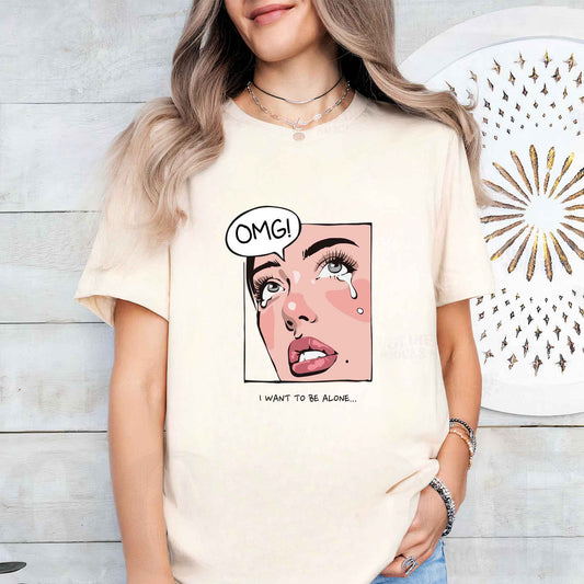 Tricou dama din bumbac 100% Minimalist OMG