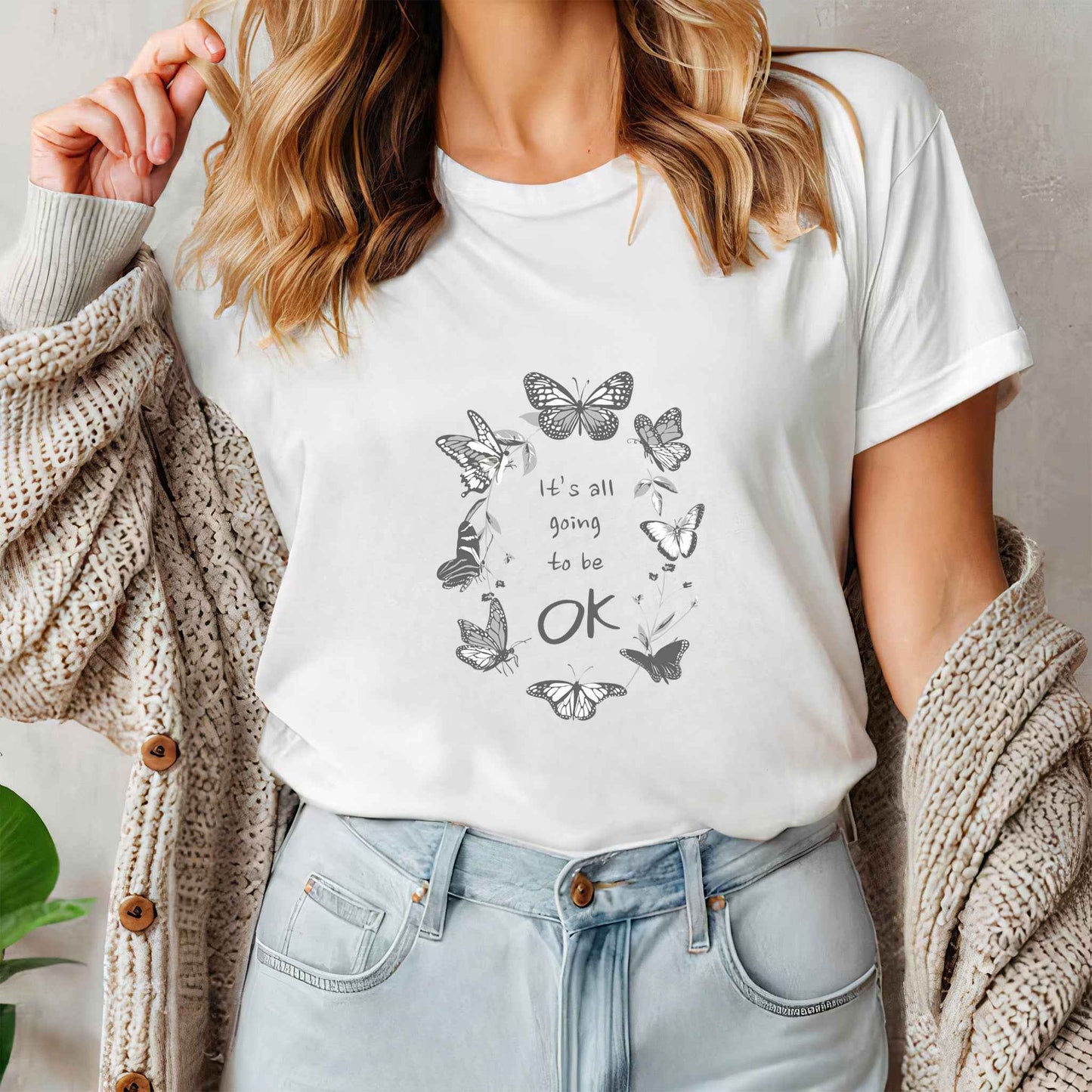 Tricou dama din bumbac 100% Minimalist OK