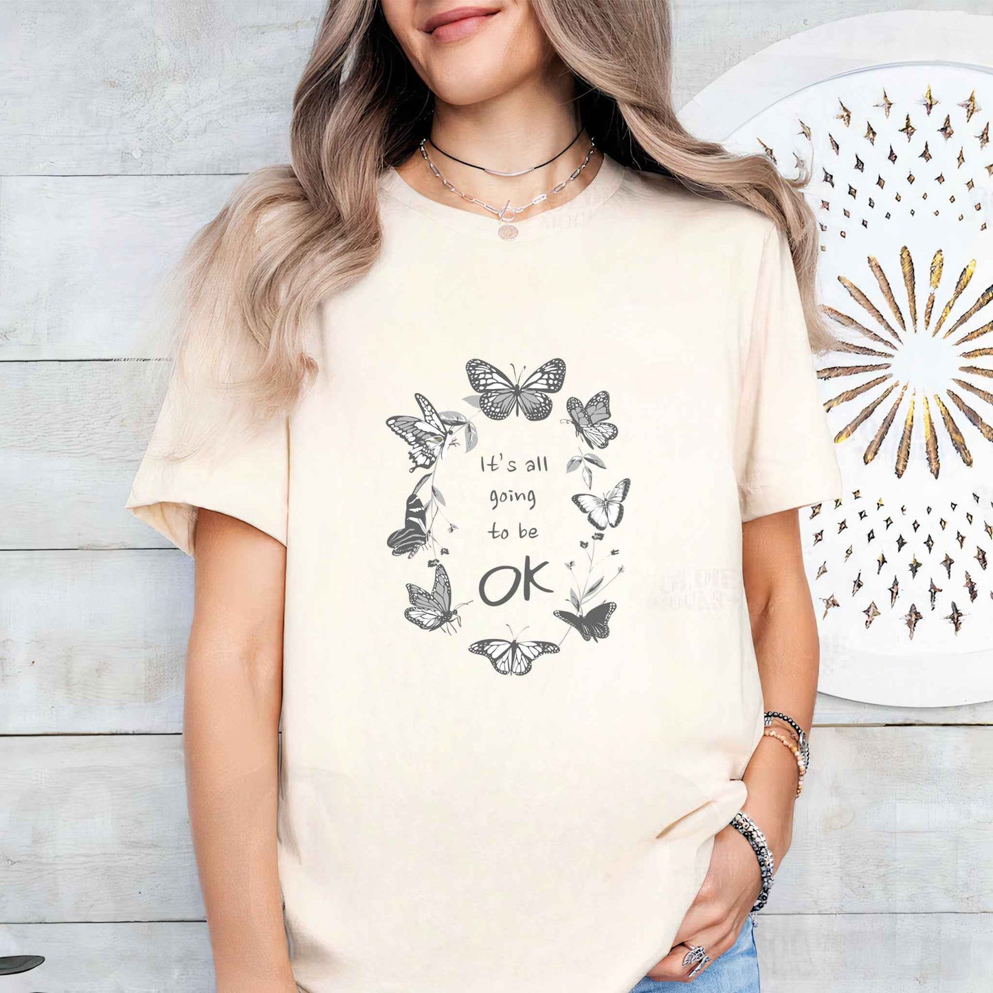 Tricou dama din bumbac 100% Minimalist OK