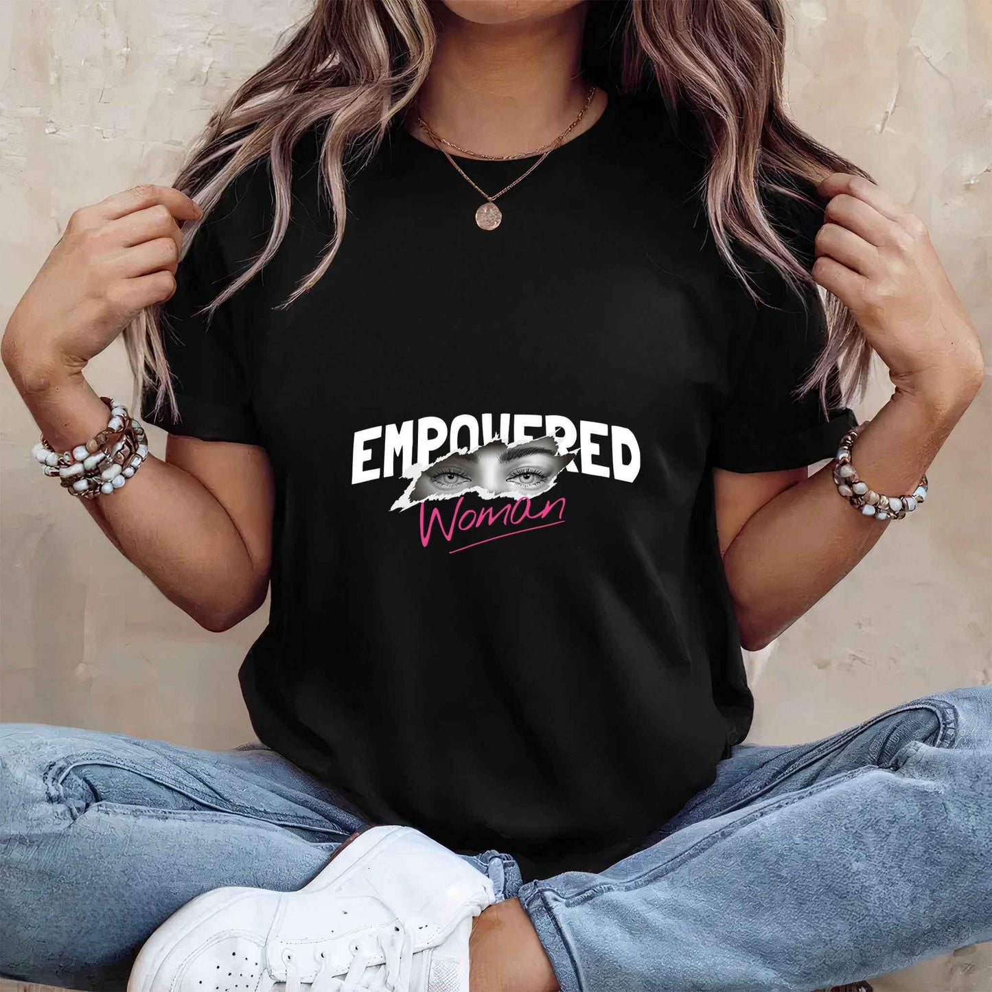 Tricou dama din bumbac 100% Minimalist EMPOWERED