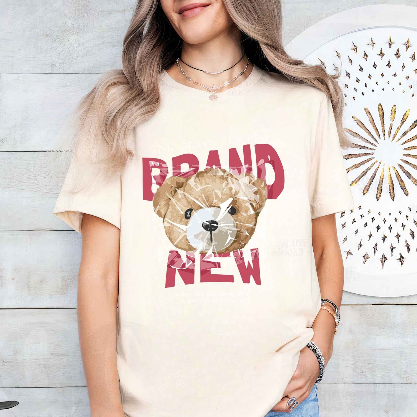 Tricou dama din bumbac 100% cu Ursuleti BRAND NEW