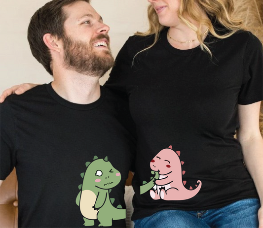 Tricouri de Cuplu Oversized din bumbac 100% DONALD & DAISY