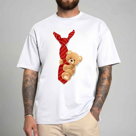 Tricou barbat din bumbac 100% cu Ursuleti HANG ON