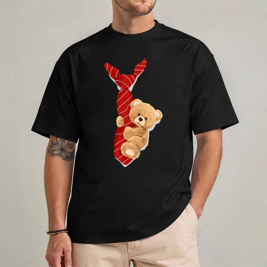 Tricou barbat din bumbac 100% cu Ursuleti HANG ON