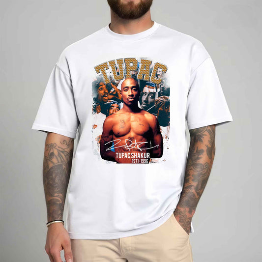 Tricou barbat din bumbac 100% Vibrant TUPAC