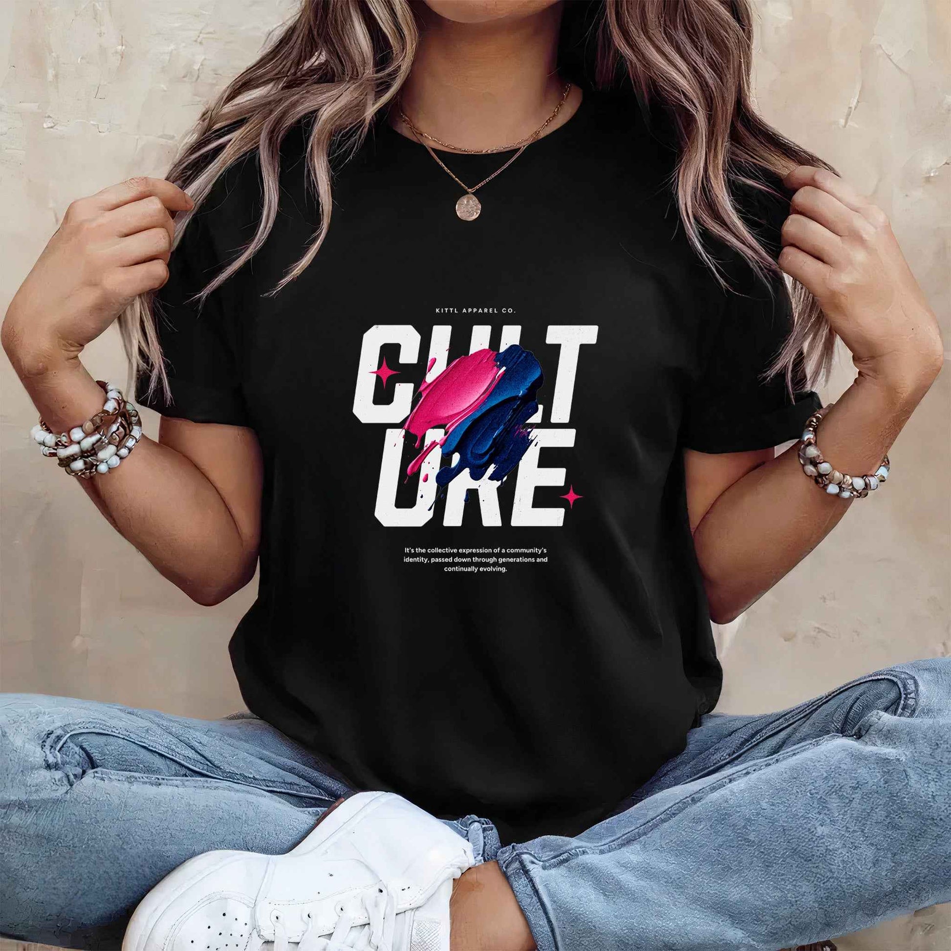 Tricou dama din bumbac 100% Vibrant  CULTURE
