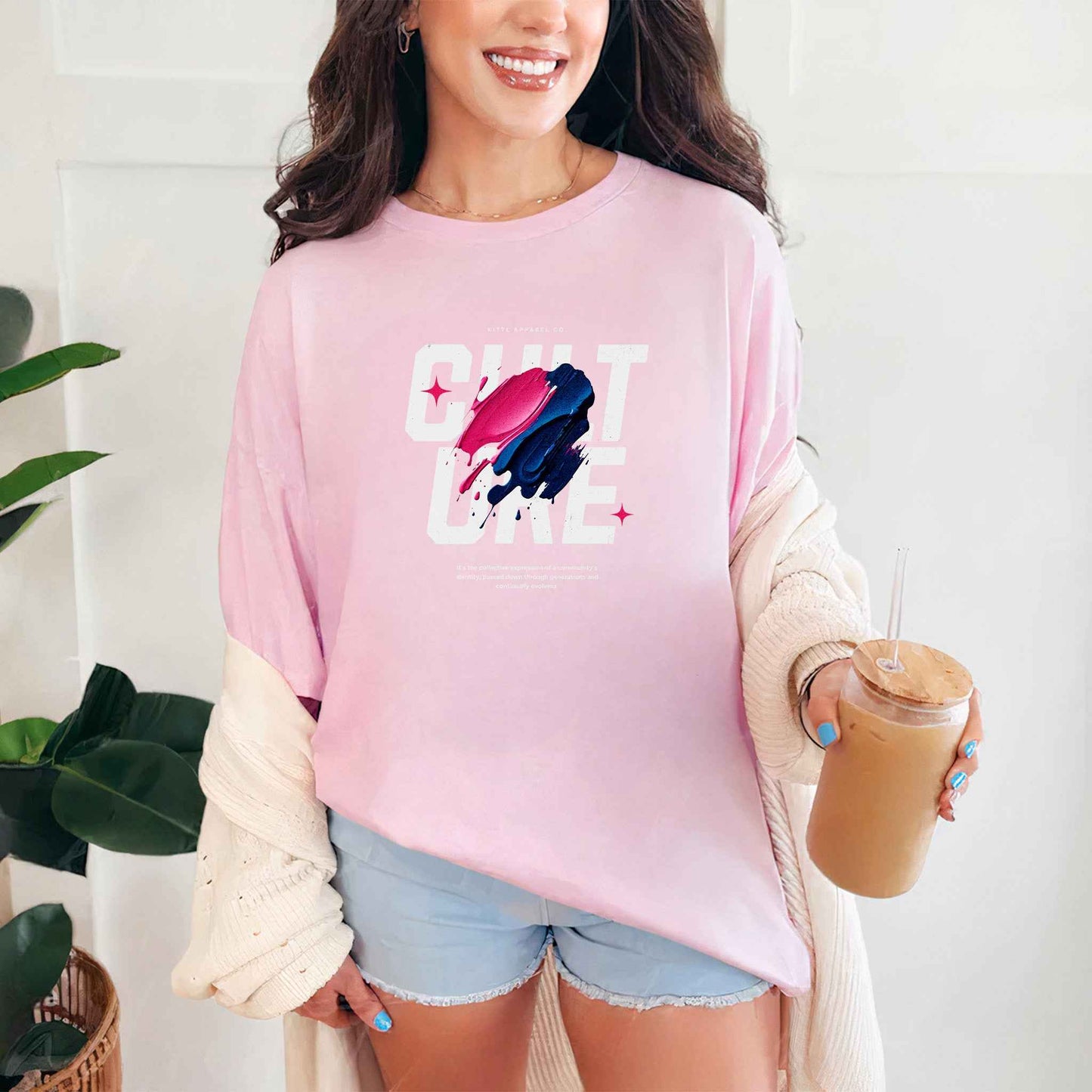 Tricou dama din bumbac 100% Vibrant  CULTURE
