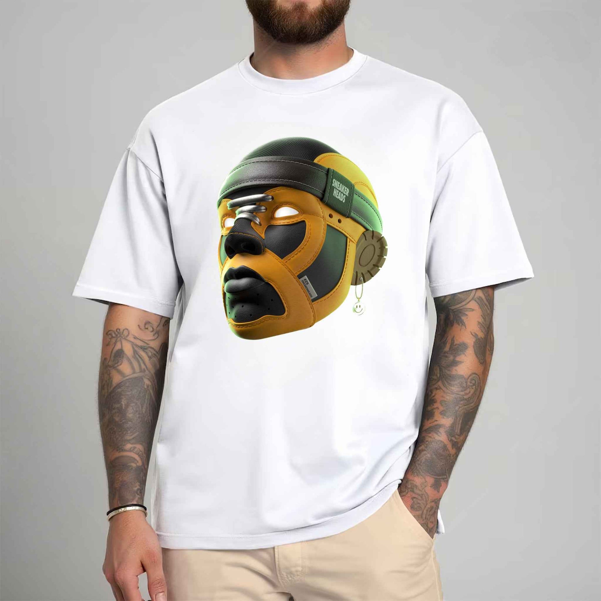Tricou barbat din bumbac 100% Vibrant SNEAKER HEAD