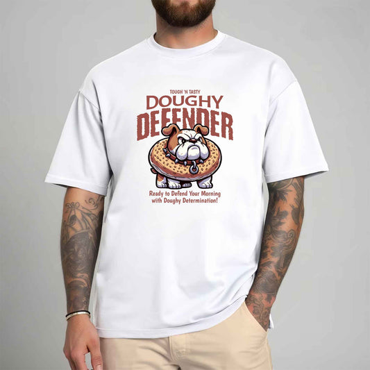 Tricou barbat din bumbac 100% cu Animale DOUGHY DEFENDER
