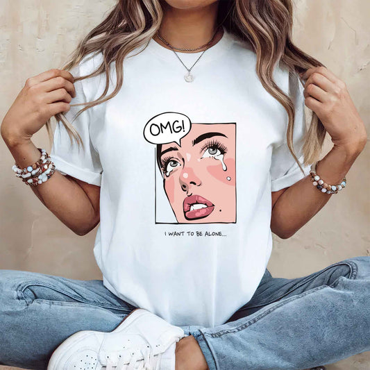 Tricou dama din bumbac 100% Minimalist OMG