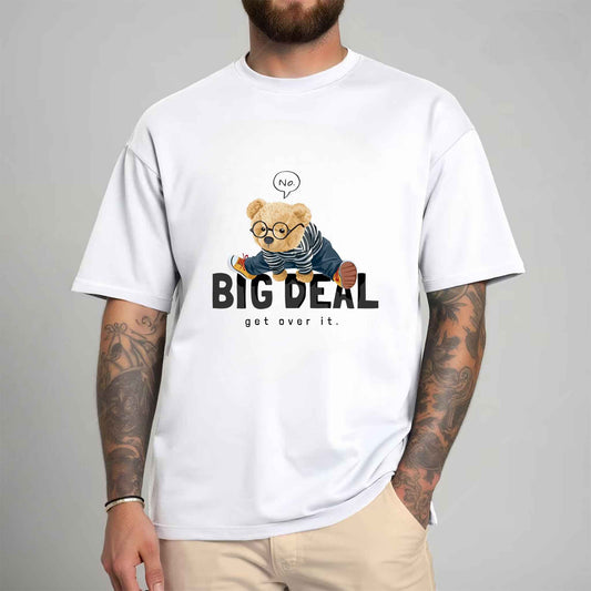 Tricou barbat din bumbac 100% cu Ursuleti NO BIG DEAL